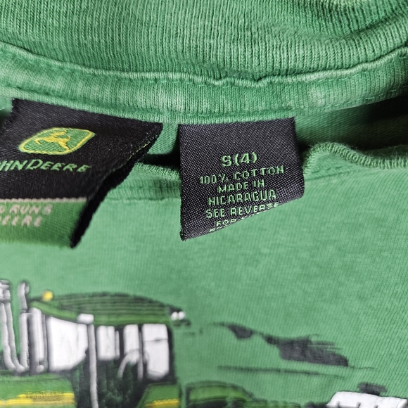 John Deere Long Sleeve Shirt Kids Size Small - Picture 6 of 8